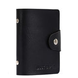 Promotion Black PU Leather Card Case Business Card Holder Men&Women Credit Card Bag ID Card Wallet With American&European Style