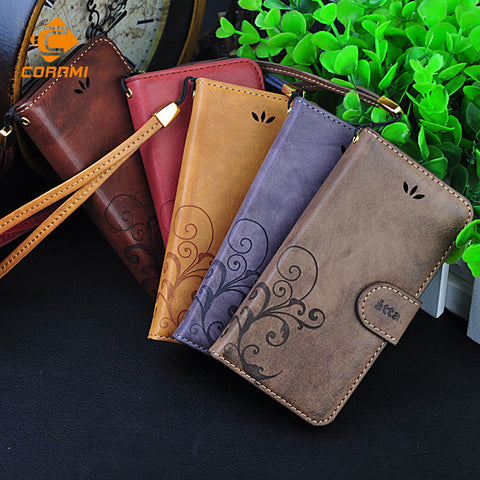 CORNMI Cell Phone Cases Wallet Leather Flip Case Cover For iPhone 5 6 6 Plus For Samsung S6 S7 For Huawei P9 Sony Z3 Z5 LG G3 G5